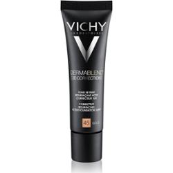 Vichy Dermablend 3D Correction podkład korygująco-wygładzający SPF 25 odcień 45 Gold 30 ml