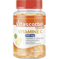 Vitascorbol Witamina C 250 mg Witalność i odporność 45 dziąseł
