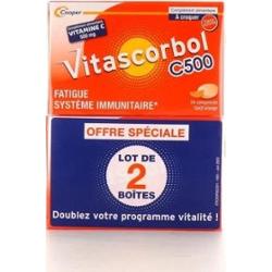 Vitascorbol Witamina C 500 mg o smaku pomarańczowym 2x24 tabletki do żucia