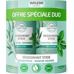 Weleda Dezodorant w sztyfcie Eukaliptus Mięta 2x50g