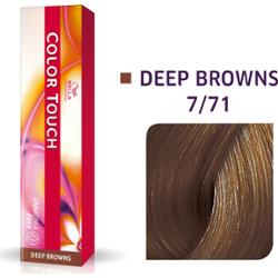 Wella Professionals Color Touch Półtrwała Farba Do Włosów Bez Amoniaku 7/71 Średni Blond Popielaty Brąz 60 ml