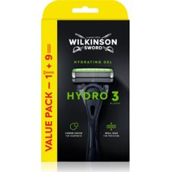 Zestaw Wilkinson Hydro 3 - Maszynka do golenia z jedną główką + głowica wymienna (8 sztuk)