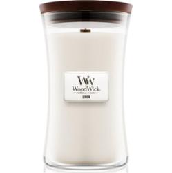 Woodwick Linen słoik na świecę zapachową 609,5 g