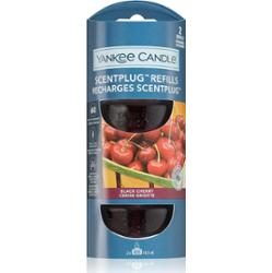 Yankee Candle Wymienny wkład do dyfuzora elektrycznego Zestaw organiczny Black Cherry 2 x 18,5 ml