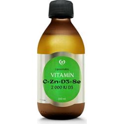 Zdravý svet Liposomalna Witamina C + D3 + Cynk + Selen 200ml