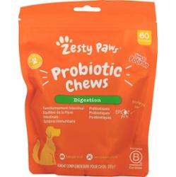 Zesty Paws - Probiotyczne żucia - Trawienie - 60 dyniowych słodyczy