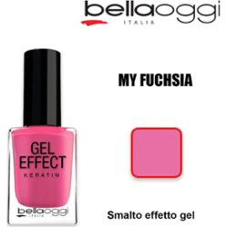 Efekt żelu Efekt żelowy Efekt Efekt z moją keratyną Fuchsia