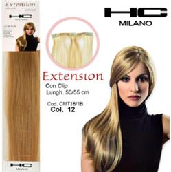 HC Milan Extension 3 klip bez largii Remy. 14-16 cm długość. 50 cm Col.12