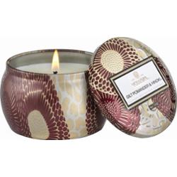 Voluspa Mini Tin Candle Gilt Pomander And Hinoki 25h