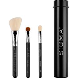 Sigma Beauty Essential Trio Brush Set  Black