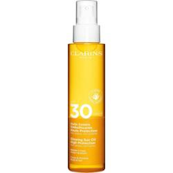 Clarins Glowing Sun Oil High Protection SpF 30 Body And Hair (150 ml)