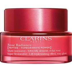 Clarins Super Uzupełniający Krem Różany Rozświetlający (Wszystkie Rodzaje Skóry) - Krem Przeciwzmarszczkowy na Dzień - 50ml