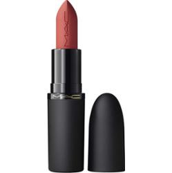 MAC Powder Kiss Hazy Matte Lipstick Brickthrough